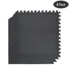 0.5in THICK GYM FLOORING INTERLOCKING FLOOR MATS TILES EVA SOFT FOAM MAT BLACK Netuera