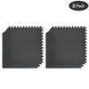 0.5in THICK GYM FLOORING INTERLOCKING FLOOR MATS TILES EVA SOFT FOAM MAT BLACK Netuera