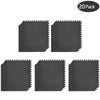 0.5in THICK GYM FLOORING INTERLOCKING FLOOR MATS TILES EVA SOFT FOAM MAT BLACK Netuera