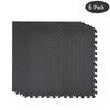 0.5in THICK GYM FLOORING INTERLOCKING FLOOR MATS TILES EVA SOFT FOAM MAT BLACK Netuera