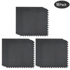 0.5in THICK GYM FLOORING INTERLOCKING FLOOR MATS TILES EVA SOFT FOAM MAT BLACK Netuera
