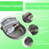 Stainless Water Trough Bowl Automatic Drinking For Dog Horse Cow Pig Auto Fill