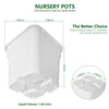 1/2/3/5 Gallon Plastic Grow Pots Plant Bonsai Square Garden Container 10 Pack US Netuera