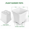 2/3/5 Gallon Plastic Grow Pots Plant Bonsai Square Garden Container 10 Pack Netuera