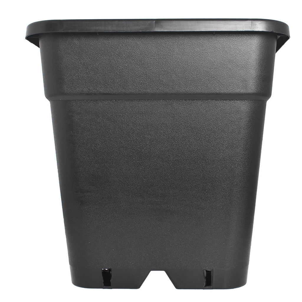 2/3/5 Gallon Plastic Grow Pots Plant Bonsai Square Garden Container 10 Pack Netuera