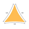 2 Pack Equilateral Triangle Sun Shade Sail Outdoor Garden Patio Pool Canopy Top Netuera