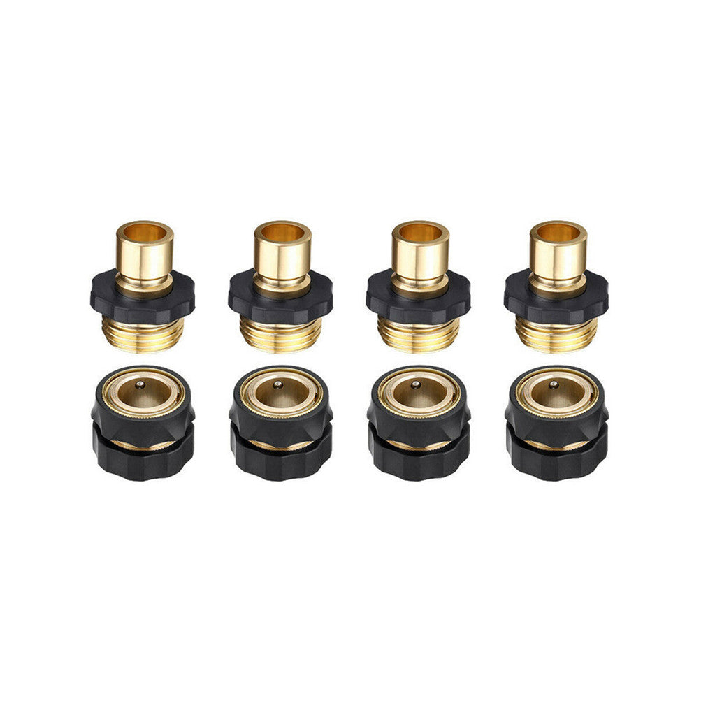 3/4' Garden Hose Quick Connect Water Hose Fit Brass Female Male Connector Set US Netuera
