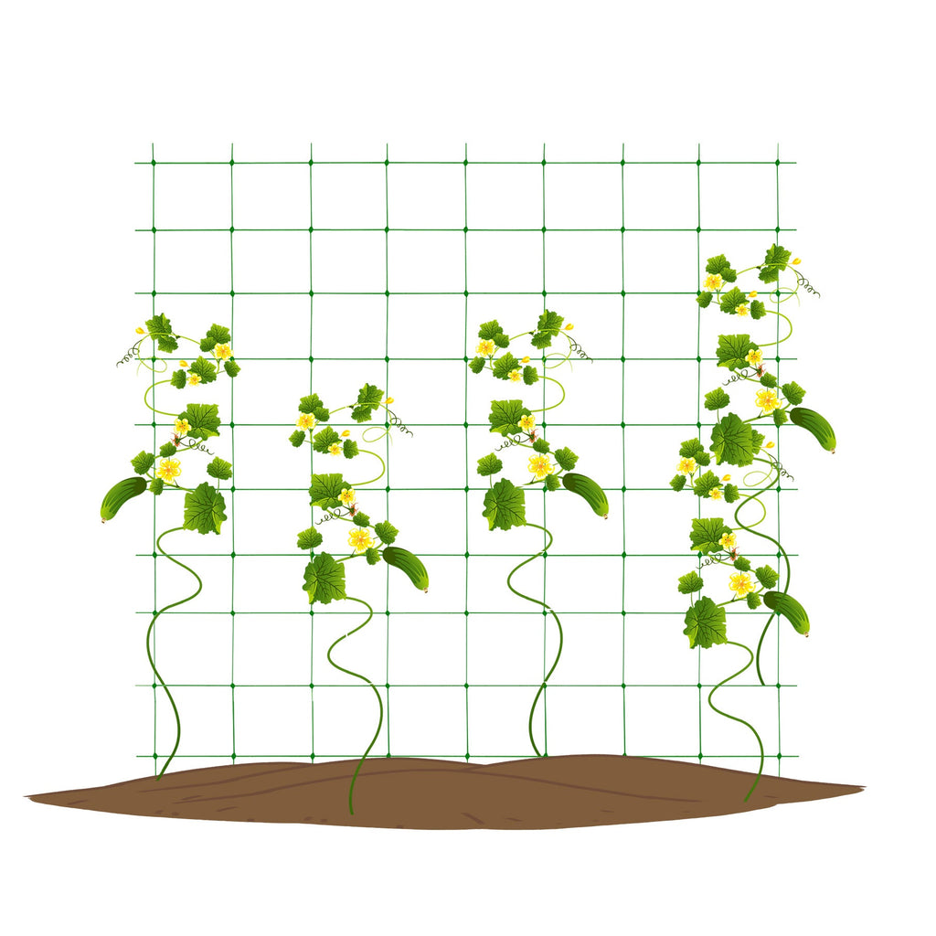 30/50/100/164/250/328/1000ft Green Plastic Trellis Netting for Climbing Plants Netuera