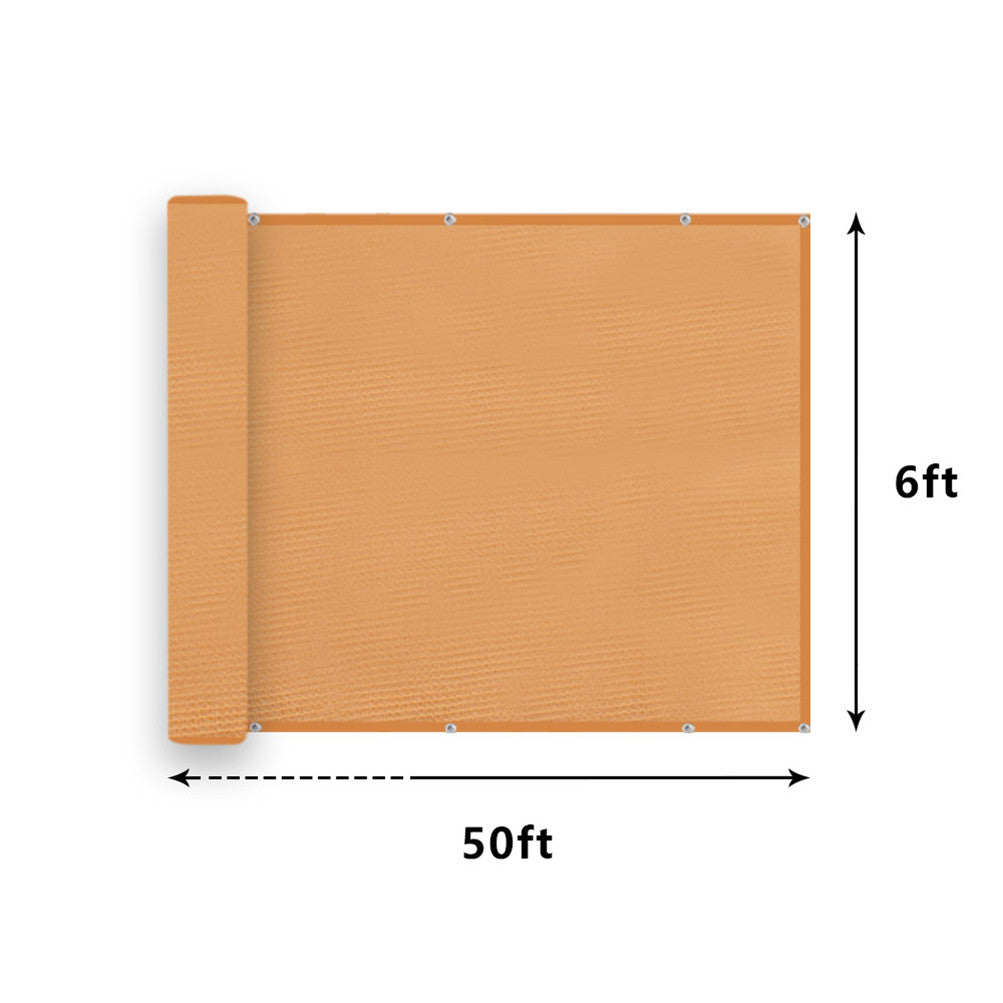 4-6FT HDPE Privacy Fence Winds Screen Mesh Shade Cover Netting Fabric Tarp Netuera