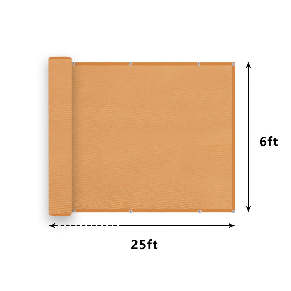 4-6FT HDPE Privacy Fence Winds Screen Mesh Shade Cover Netting Fabric Tarp Netuera
