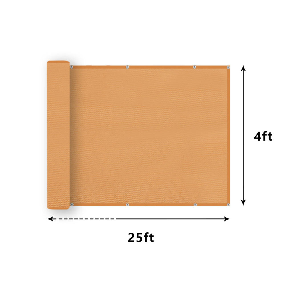 4-6FT HDPE Privacy Fence Winds Screen Mesh Shade Cover Netting Fabric Tarp Netuera
