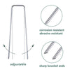 6 inch Landscape Sod Staples Sturdy Garden Stakes Weed Barrier Fabric Pins US Netuera