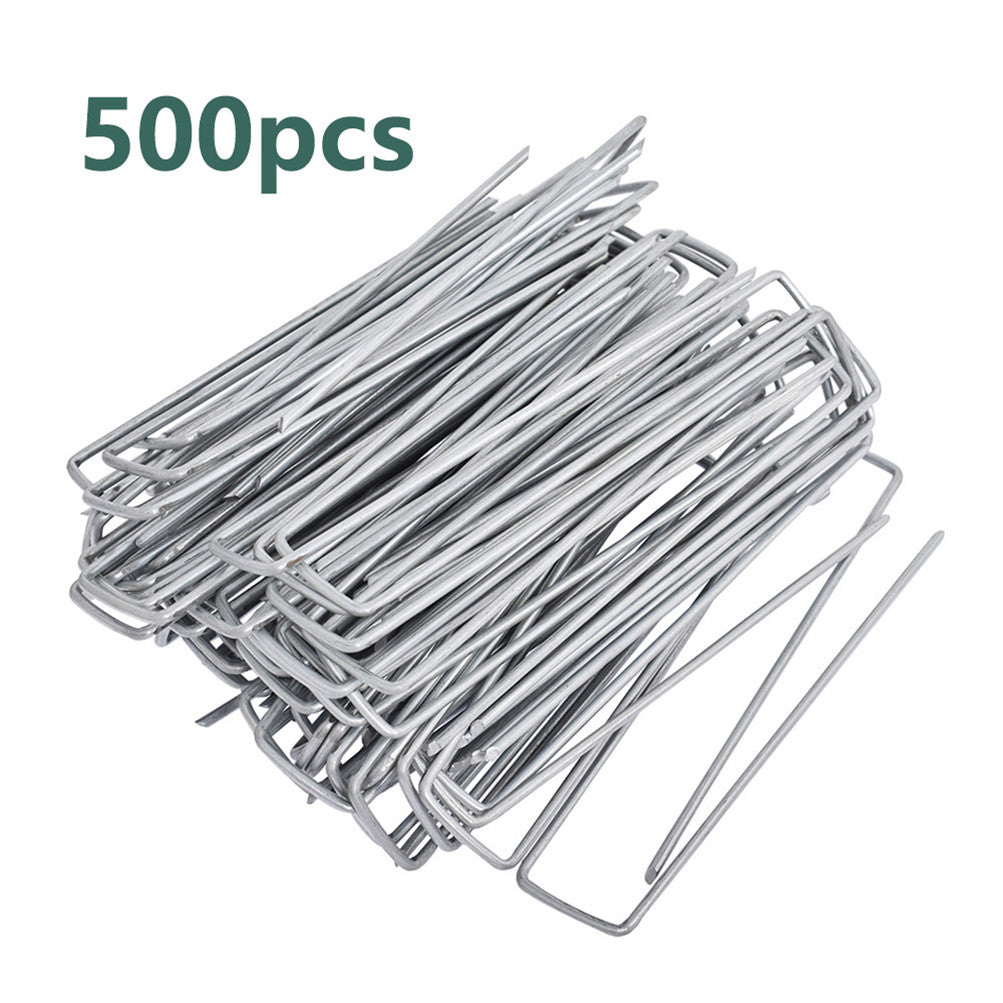 6 inch Landscape Sod Staples Sturdy Garden Stakes Weed Barrier Fabric Pins US Netuera