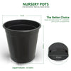 Black Trade Gallon Root Garden Container Premium Nursery Pots Netuera