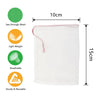 NEW 50/100pcs Garden Plant Fruit Protect Drawstring Net Bag Against Insect Bird Netuera
