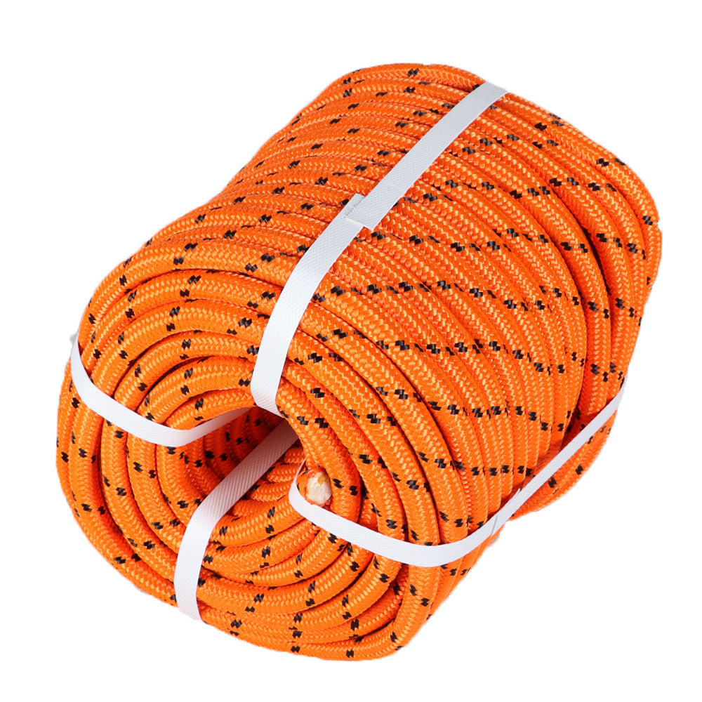 Netuera 1/2" x 150' Rope Double Braid Polyester Arborist Tree Climbing Rope Nylon Polyes Netuera