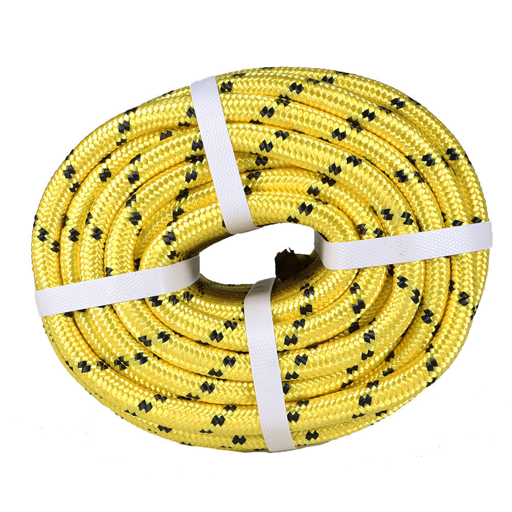 Netuera 1/2"x100' Double Braid Polyester Rope Rigging Rope 5500lbs Breaking Strength Netuera