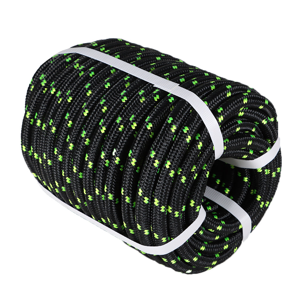 Netuera 1/2"x200'Double Braid Polyester Rope Sling 5500Lbs Breaking Strength For Rigging Netuera