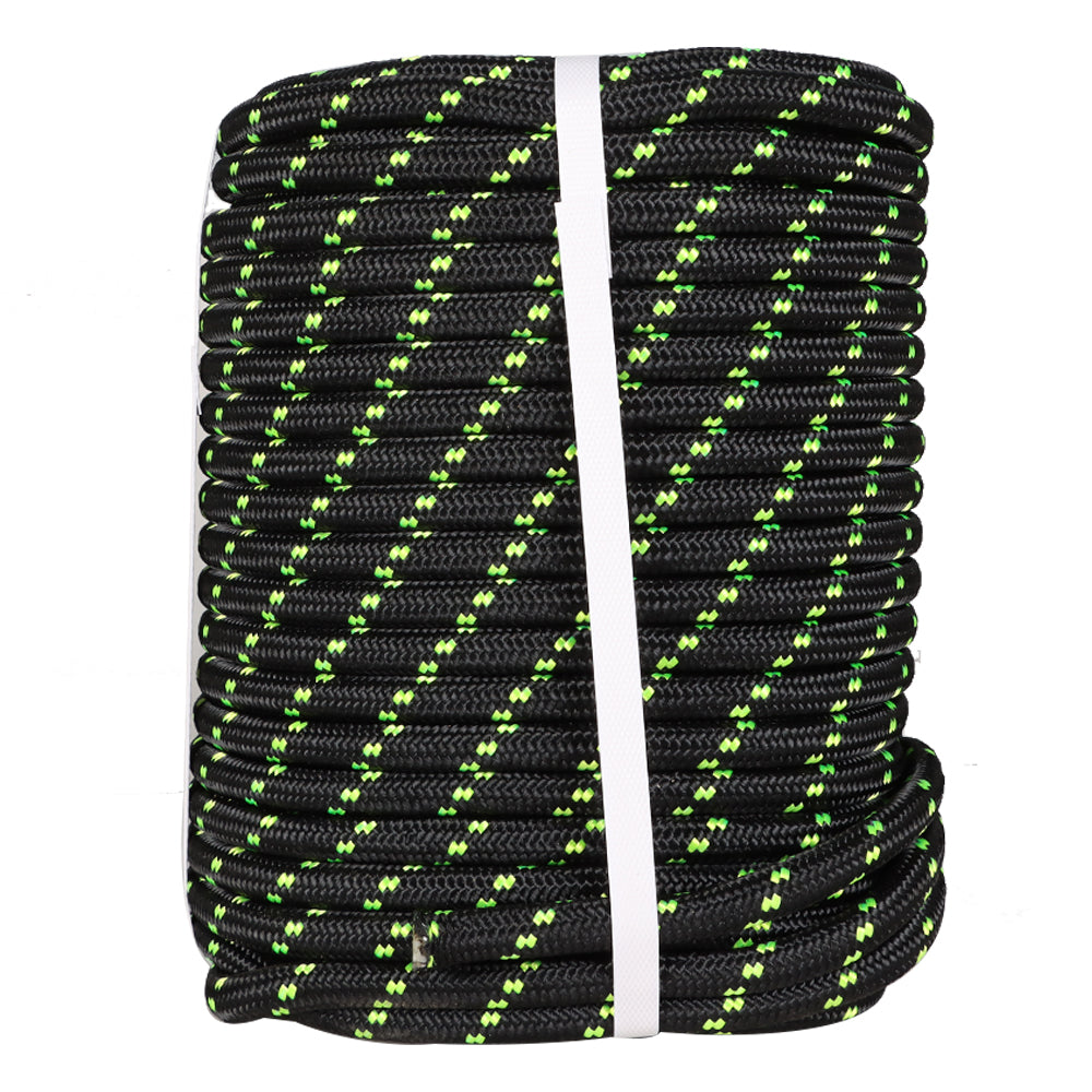 Netuera 1/2"x200'Double Braid Polyester Rope Sling 5500Lbs Breaking Strength For Rigging Netuera
