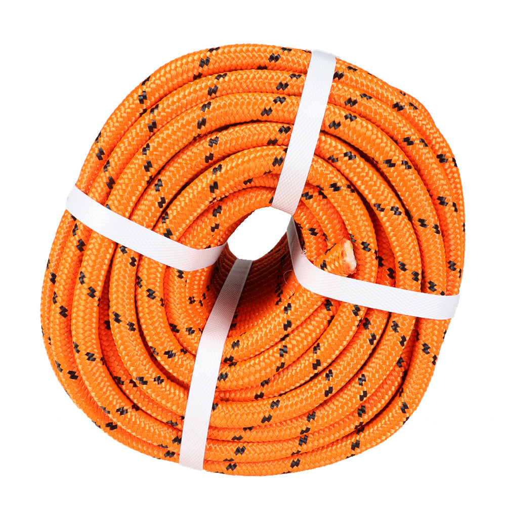 Netuera 1/2"x200 FT Double Braid-Yacht Arborist Tree Climbing Rope Nylon Polyester Netuera