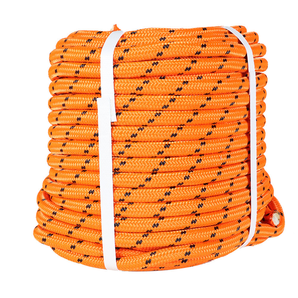 Netuera 1/2"x200 FT Double Braid-Yacht Arborist Tree Climbing Rope Nylon Polyester Netuera