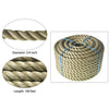 Netuera 100' Artificial manila PP Twisted Industry 3 Strand Lightweight Synthetic Rope Netuera