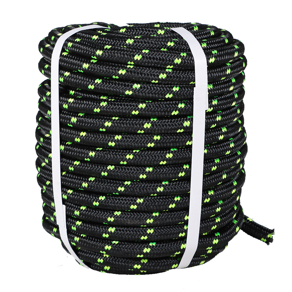 Netuera 100FT Double Braid Polyester Rope Rigging Rope 1/2" 5500lbs Breaking Strength Netuera