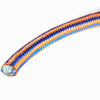 Netuera 12 Strand Braided Rope 1/2 inch by 100 Feet Blue Orange Netuera