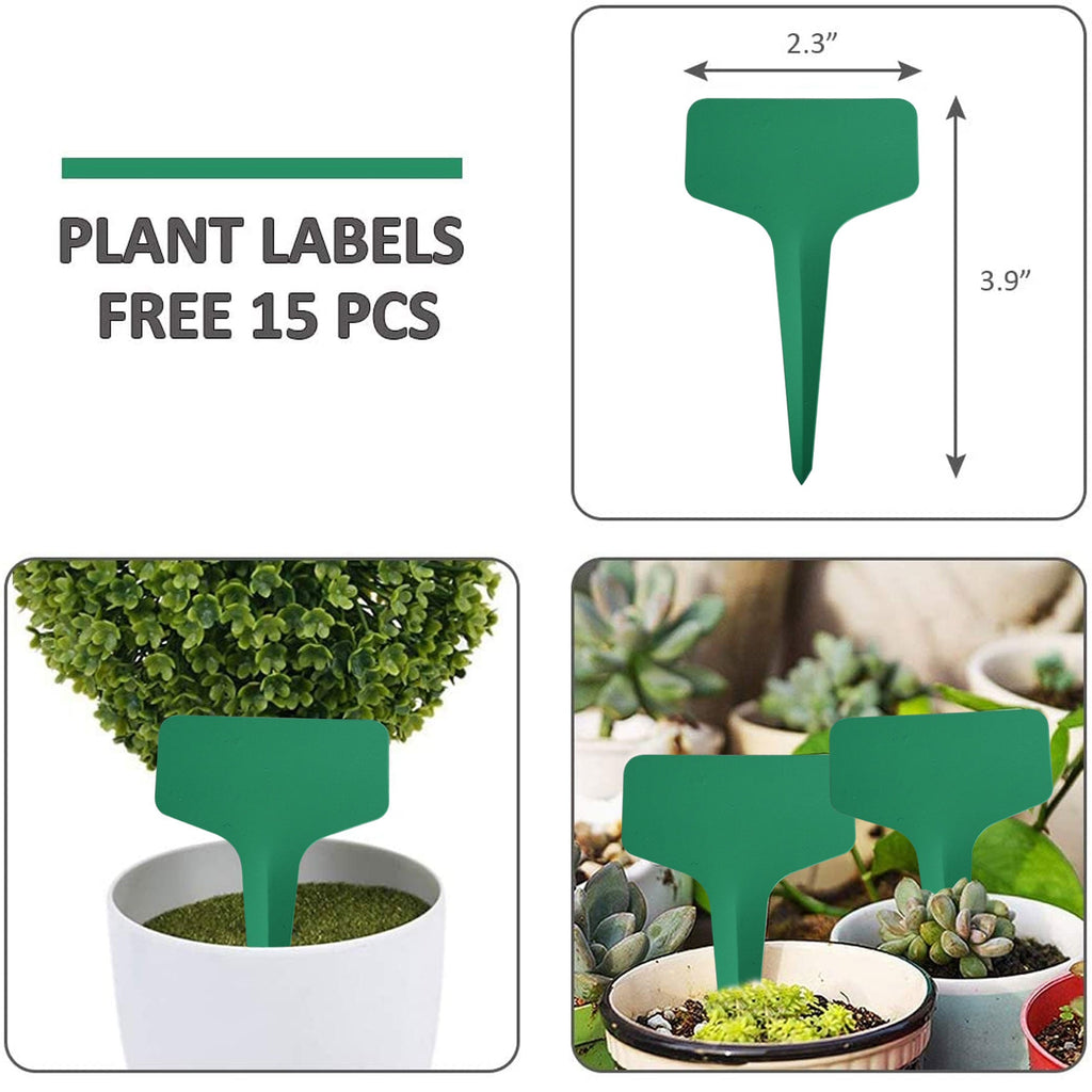 Netuera 15 PCS 5*6"+5*8"+5*10" Clear Thick Plastic Heavy Duty Sturdy Plant Saucer Drip Trays Fit for pot Netuera