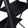 Netuera 2-Step Black Folding Ladder,Capacity 330lb Folding Non Slip Small Stool Ladders Netuera