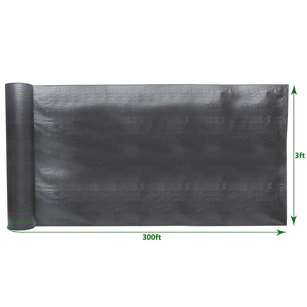 Netuera 3*300ft Weed Barrier Landscape Fabric Durable Garden Block Gardening Cover Mat Netuera