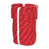 Netuera 3/8 Inch Braided Polyester Rope 100Ft Rigging Rope Tensile Strength 3520Lbs Black & Red Netuera