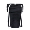Netuera 3/8 "x 100'high strength polyester rope, maximum tension: 3520lbs Black Netuera