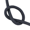 Netuera 3/8 "x 100'high strength polyester rope, maximum tension: 3520lbs Black Netuera