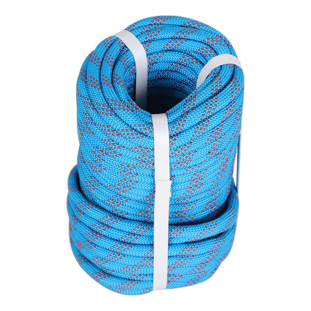 Netuera 3/8 "x100 ' Braided Rope Lightweight High Strength 3520 lbs Rigging Rope Blue & Red Netuera