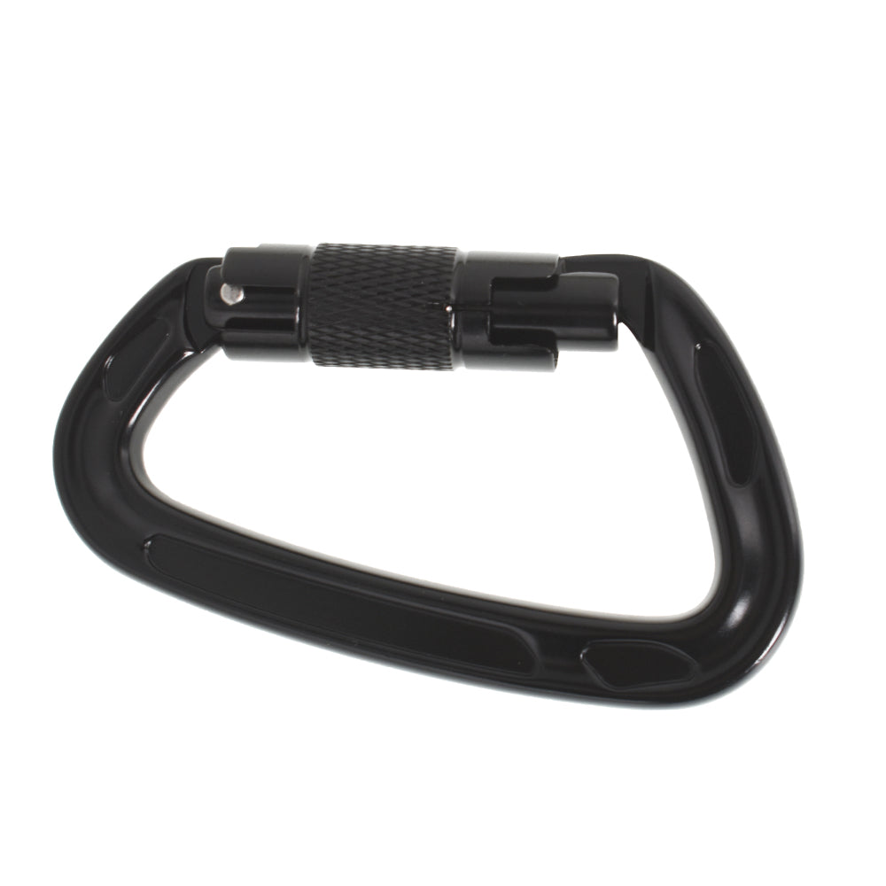 Netuera 3 Pcs 25KN D Aluminum Locking Aluminum Carabiner Rock Climb Carabiners Clip Netuera