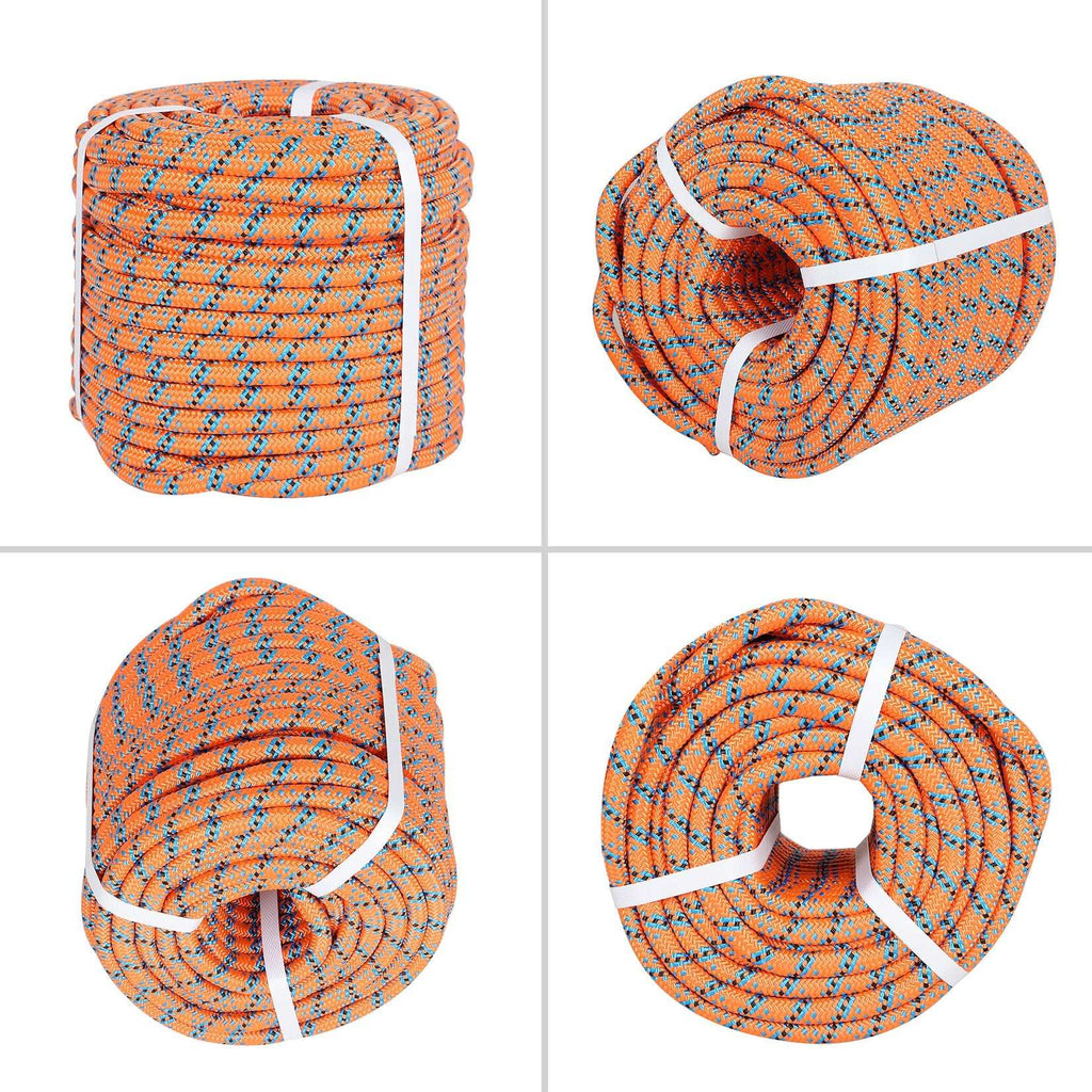 Netuera 32 Strand 1/2 Inch by 18KN 150 FT Braid Polyester Rope Heavy Duty Rope Netuera