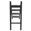 Netuera 4-Step Black Aluminum Step Stool with Wide Anti-Slip Pedal Folding Ladder Netuera