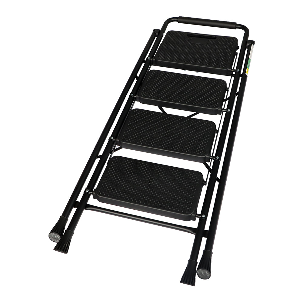 Netuera 4 Step Ladder, Folding Step Stool Ladder for Aldult with Handgrip & Anti-Slip Netuera