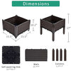 Netuera 4x Raised Garden Bed Elevated Flower Vegetable Grow Planter Care Box Netuera