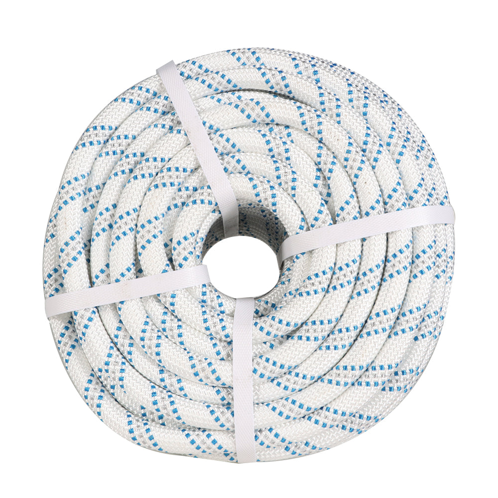 Netuera 5/8"x150' Double Braid Nylon Polyester Arborist Bull Rope Pulling Rigging Line Netuera