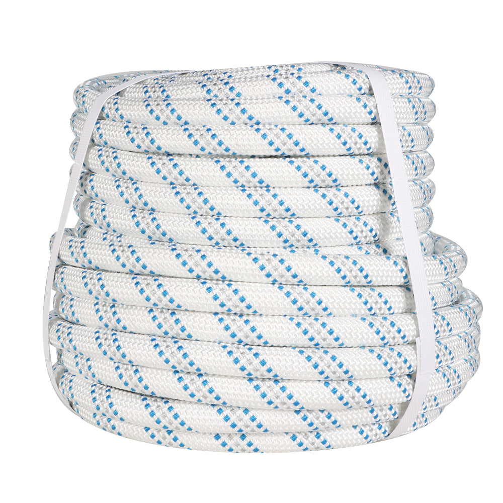 Netuera 5/8"x150' Double Braid Nylon Polyester Arborist Bull Rope Pulling Rigging Line Netuera