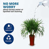 Netuera 5 Pack 10 in Clear Thick Plastic Heavy Duty Sturdy Plant Saucer Drip Trays Fit for pot Netuera