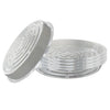 Netuera 5 Pack 12 in Clear Thick Plastic Heavy Duty Sturdy Plant Saucer Drip Trays Fit for pot Netuera