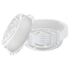 Netuera 5 Pack 6 in Clear Thick Plastic Heavy Duty Sturdy Plant Saucer Drip Trays Fit for pot Netuera