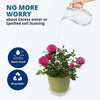 Netuera 5 Pack 8 in Clear Thick Plastic Heavy Duty Sturdy Plant Saucer Drip Trays Fit for pot Netuera