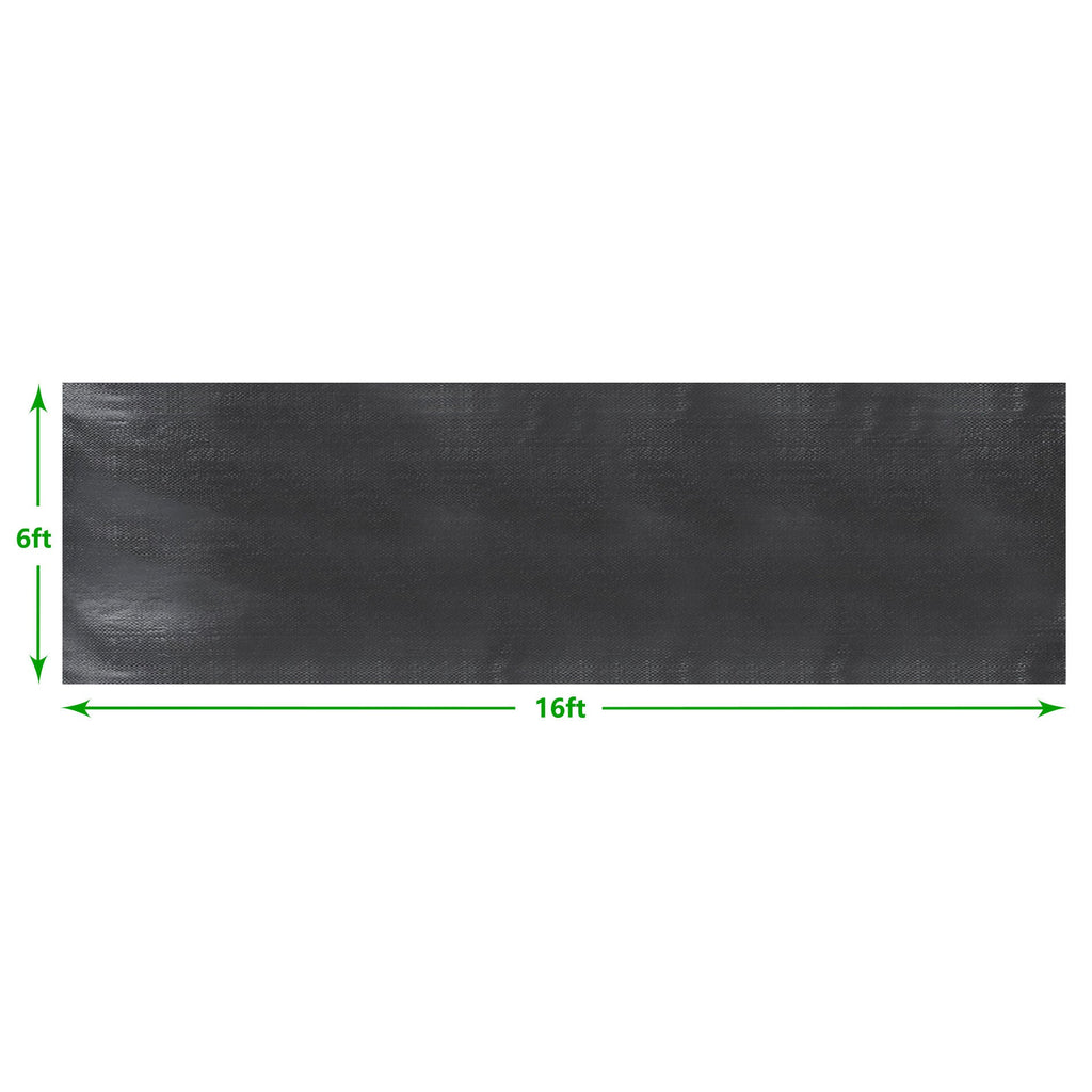 Netuera 6ft*16ft Heavy Duty Weed Barrier Garden Landscape PP Fabric Woven Ground Cover Netuera