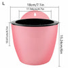Netuera 7Pack Self-watering Plant Flower Pot Wall Hanging Plastic Planters with Hook Netuera