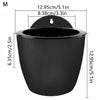 Netuera 7Pack Self-watering Plant Flower Pot Wall Hanging Plastic Planters with Hook Netuera