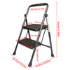 Netuera Aluminium 2 Step Folding Step Portable Ladder with Wide Anti-Slip Pedal Netuera